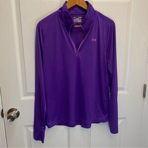 Under Armour Vibrant Purple HeatGear Top